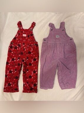 Set of 2 Corduroy Overalls By OshKosh B’gosh